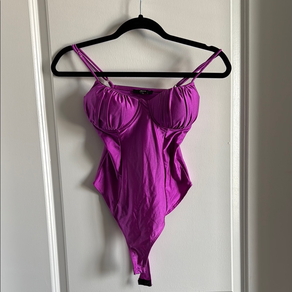 Elegant Purple Women's Bodysuit